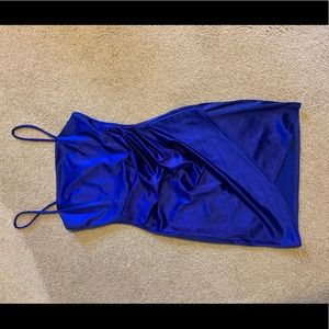 Blue Windsor mini dress, size M